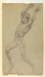 Studio di figure per Diana e le sue ancelle tra le costellazioni