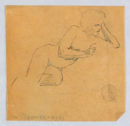 Schizzo di nudo femminile