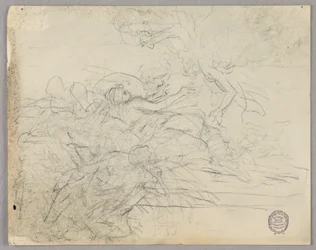Schizzo di gruppo figurale per l