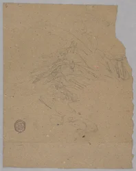 Schizzo di figure celesti