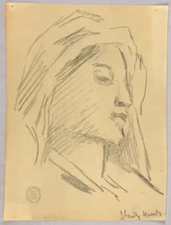 Schizzo della Testa di Donna