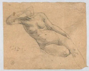 Schizzo di un nudo femminile