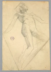 Schizzo di nudo femminile
