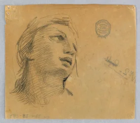 Schizzo della testa di una donna