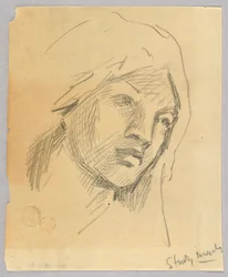 Schizzo della Testa di una Donna