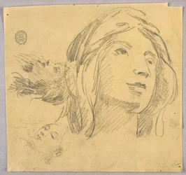 Schizzi di tre teste
