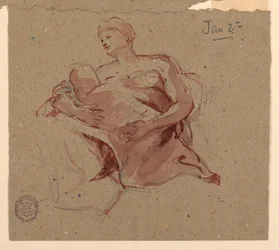 Studio per "Carità," Chiesa di San Bartolomeo, New York, NY