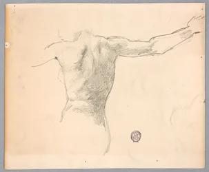 Studio per "Diana e le sue ancelle tra le costellazioni"
