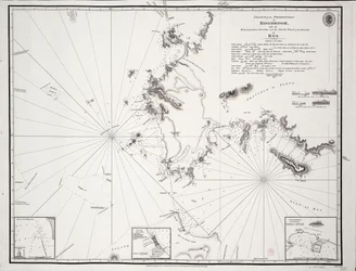 Carta del Promontorio di Boodroom con le Isole Karabaghla e il Punto Nord dell