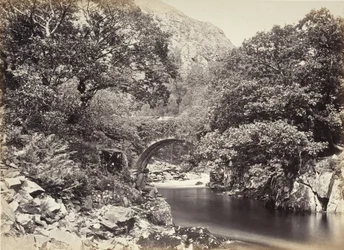 Beddgelert, Pont Aberglaslyn, da sotto il ponte, n. 2. (517)