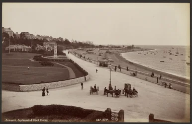 Exmouth, passeggiata e torre dell