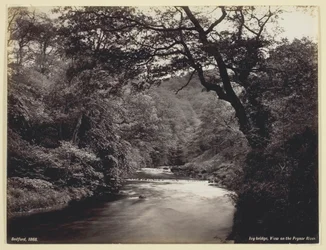 Ponte Ivy, Vista sul fiume Prysor, 1860-94