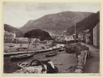 Lynmouth, Il villaggio dal molo, 1860-94