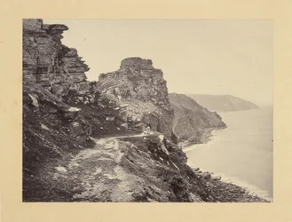 Lynton, Castle Rock, dal North Walk