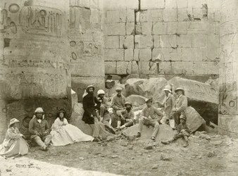 La festa del Principe di Galles nel Tempio di Karnak