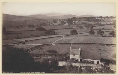 Valle di Clwyd dal castello di Denbigh
