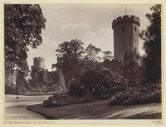 Castello di Warwick, dal Cortile Esterno, 1860-94