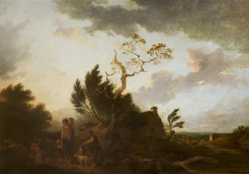 Un Paesaggio Esteso con Zingari