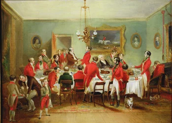 La colazione di caccia, Sala dei celibi, 1836