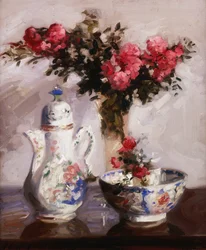 La caffettiera Famille Rose