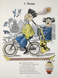 L Dorado, illustrazione da The Struwwelpeter Alphabet, versi di Harold Begbie