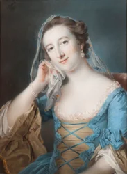 Ritratto di Elizabeth, figlia di Sir Edward Hulse, 1° Barone, 1755