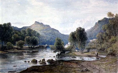 Una vista in Galles, c.1826