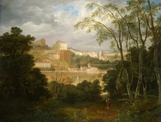 Veduta di Clifton da Leigh Woods, c.1818-20