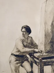 Ritratto di Jacob Epstein (1880-1959) 1909