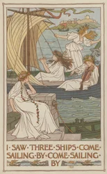 Ho visto tre navi passare, passare (litografia a colori)