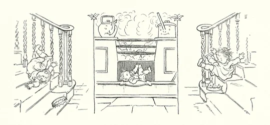 Illustrazione per La lisca magica di Charles Dickens (litografia)