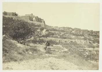 Betlemme, con la Chiesa della Natività, 1857