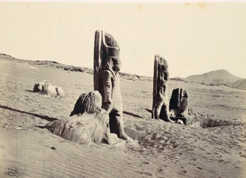 Colossi e Sfinge a Wady Saboua