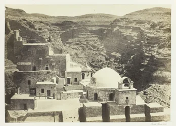 Convento di Mar-Saba, vicino a Gerusalemme, 1857