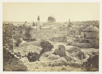 Gerusalemme dalle mura della città