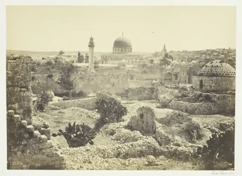 Gerusalemme dalle mura della città, 1857