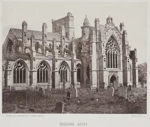 Abbazia di Melrose, c.1857