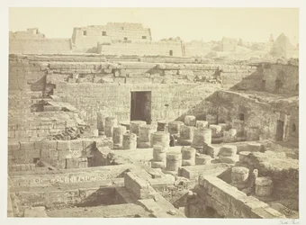 Nuovo scavo a Medinet-Haboo, 1860, stampato 1862