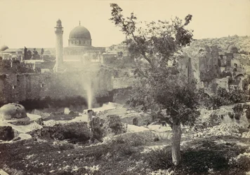 La Moschea di Omar, Gerusalemme, 1857