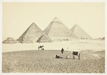 Le Piramidi di El Geezeh, da sud-ovest, 1857