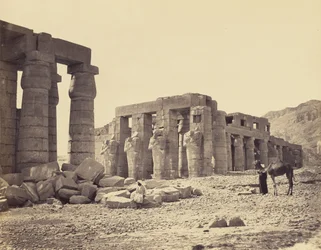 Il Ramesseum di El-Kurneh. Tebe. Seconda veduta