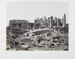 Il Tempio di El-Karnak, da sud-est
