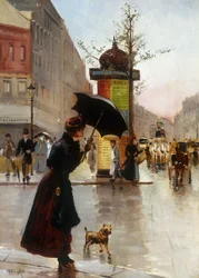 Scena di strada a Parigi