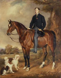 Ritratto equestre di Seymour Sydney Hyde 6° Conte di Harrington