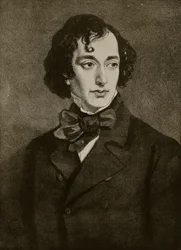 Ritratto di Benjamin Disraeli, illustrazione da 