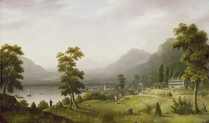Taverna di Carters alla Testa del Lago George, 1817-18