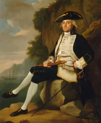Capitano Sir Edward Vernon (1723-1794), metà del XVIII secolo