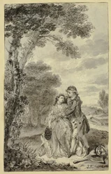 Illustrazione a Roderick Random, di Tobias Smollett