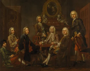 Ritratto di un gruppo di gentiluomini, con l