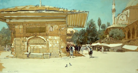 Bella fontana, Scutari